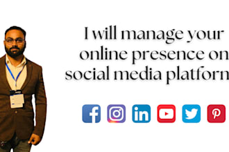 manage your online presence on social media platforms