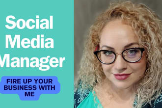 be your social media marketing manager and content creator