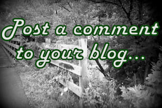 post a comment on any blog for you
