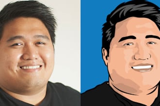 make your portrait photo vectorized