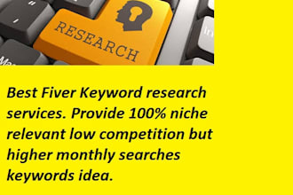 do niche keywords research