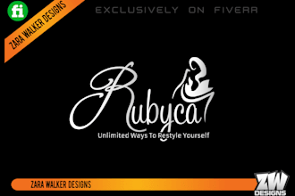 create a stylish signature logo