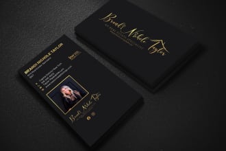 design luxury business card with elegant design
