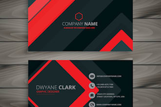 design professional and creative business card