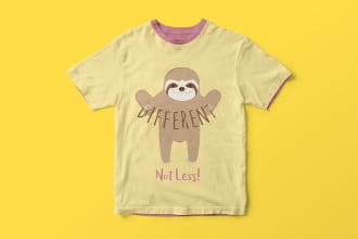 design a typography or cartoon merch by amazon tshirt