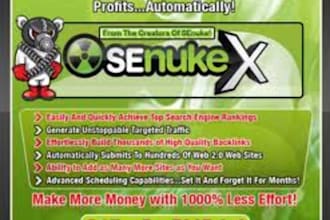 use custom template with SENuke Xcr to make Unique Link Pyramid which works Post PENGUIN and get you 1000 quality backlinx