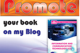 promote your book across website, social media and email