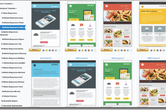 design HTML email template