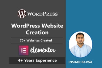 create modern responsive wordpress website