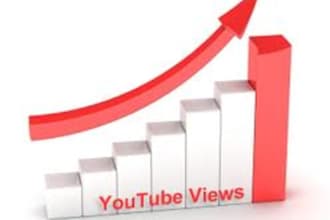 give you â‡¨ 1000 Real YOUTUBE Views + 25 Likes â‡¨ [ Real Human Views No Bots ]