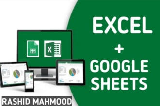 do all types of excel, vba, google sheets, script and form work