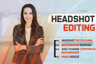 professionally edit your headshot