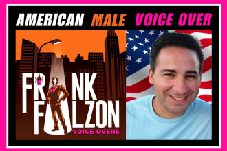 record a professional american male voice over narration