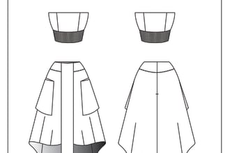 draw fashion technical tech packs