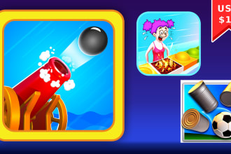 create eye catching app game icon design for any project