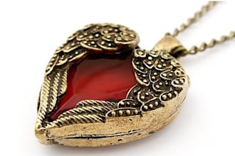 send you a heart shaped necklace