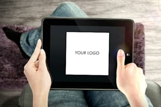 create a promo video featured on an iPad