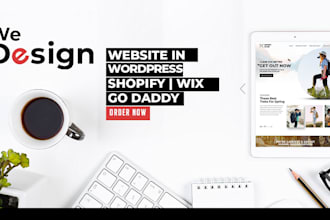 design a business, food, or white label shopify store website on demand