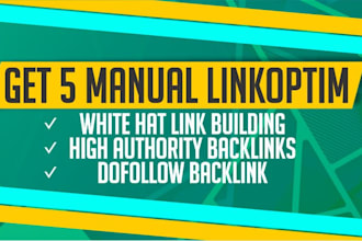 manual linkoptim for effective SEO and high authority links