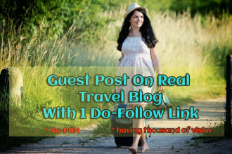 publish a premium travel guest post on real  website