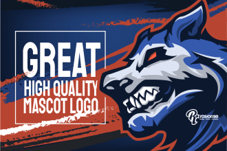 create great cartoon mascot logo for sport, esport 24 hours