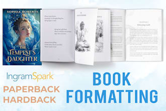 professionally format your fiction book for ingramspark