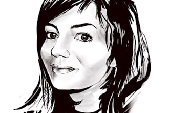 draw a digital sketch/portait of anything