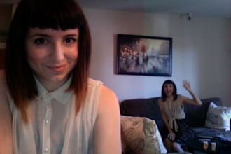 edit a video so that it looks like you and a clone of yourself are in the same room/having a conversation