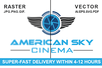 vectorise your logo professionally