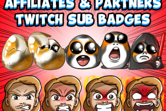 create subscribers badges for twitch, youtbe, kick, tictoc