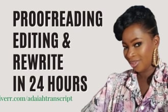 proofread, edit and improve your writing, and book
