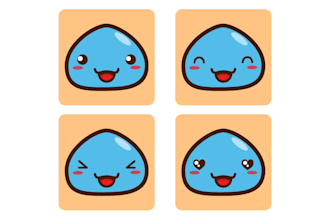 draw any object in kawaii style cartoon