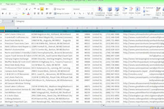 provide you business leads,contact and email for marketing