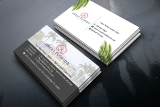 design amazing business card and logo
