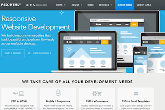 convert psd to html