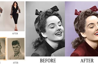professionally  retouch or edit your photo using photoshop