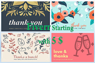 make a professional thank you card