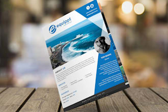 design business one sheet, media kit, epk, press kit