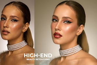 do beauty retouching and editing in photoshop