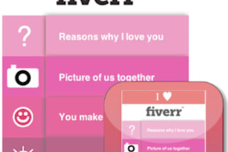 create an iphone ios WEB app that you can gift your loved ones to cherish