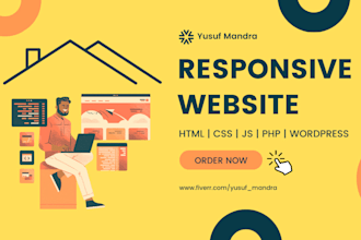 create full responsive website