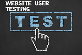 do a website review, user testing, and give feedback