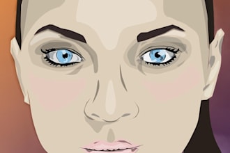 create a vector style illustration of your photo