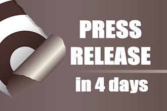 write a newsworthy and engaging press release