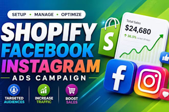 setup shopify facebook ads campaign, fb advertising meta ad manager shopify ads
