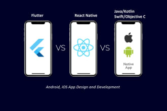 develop design your mobile apps android ios native or hybrid