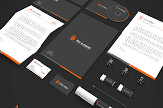 design stunning corporate identity stationery package