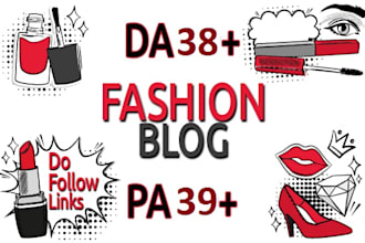 do content marketing on a da 38 and pa 39 fashion blog