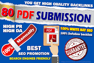 do pdf and article submission to top 80 pdf sharing sites