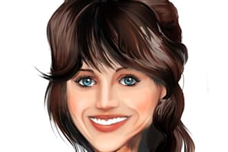 make a high end caricature head only